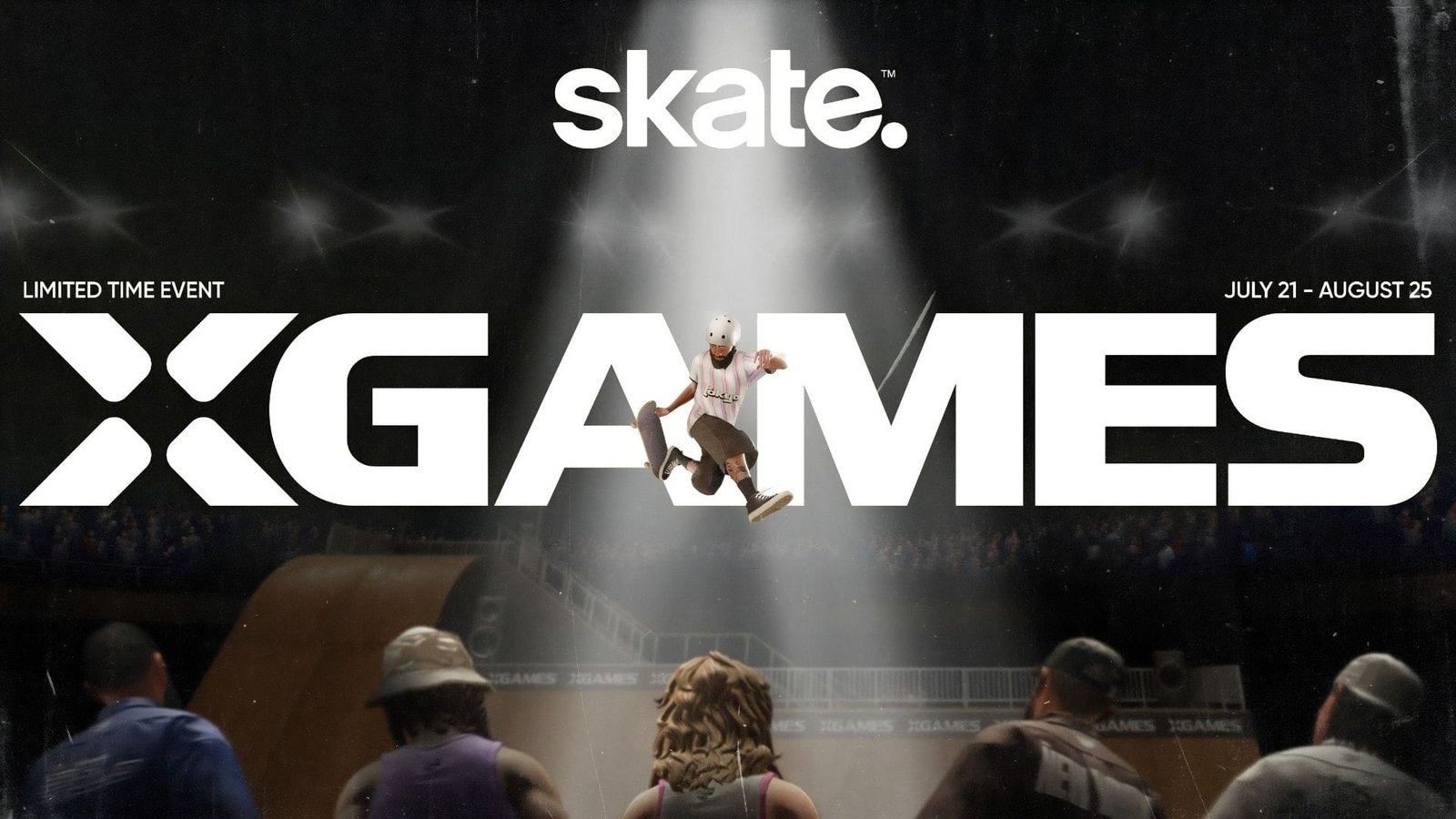 Estadio de skate. transformado para el evento X Games San Van