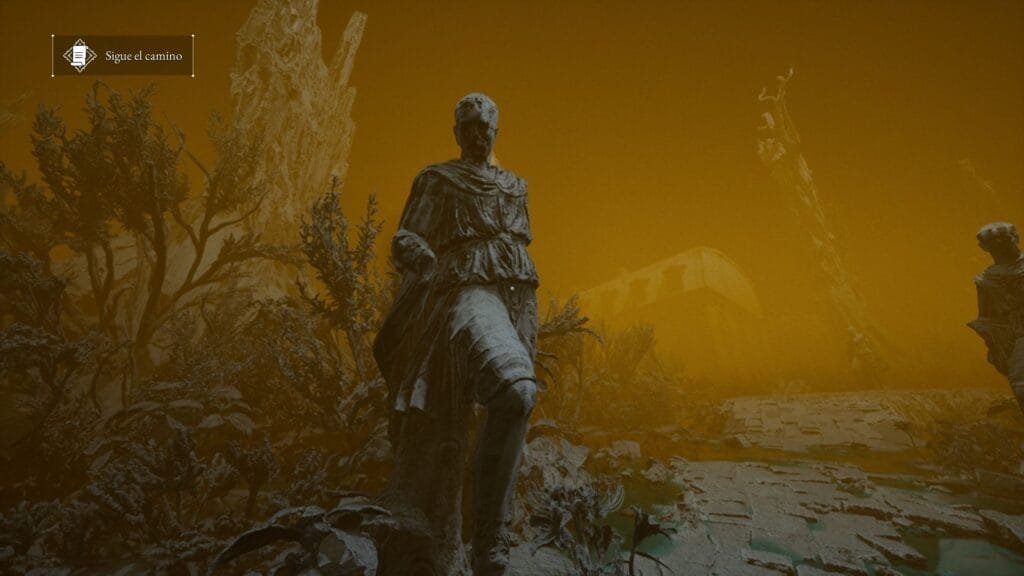 Estatua de la Villa en The Alighieri Circle Dante's Bloodline