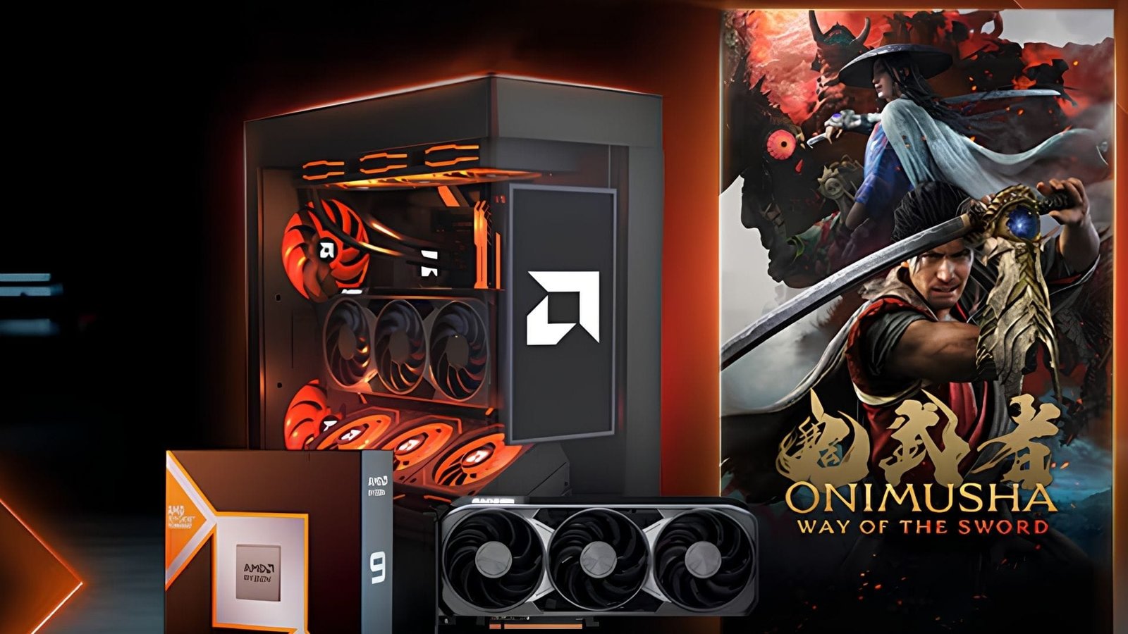 amd-onimusha-way-of-the-sword-bundle Key art del bundle AMD Ryzen y Radeon con Onimusha Way of the Sword