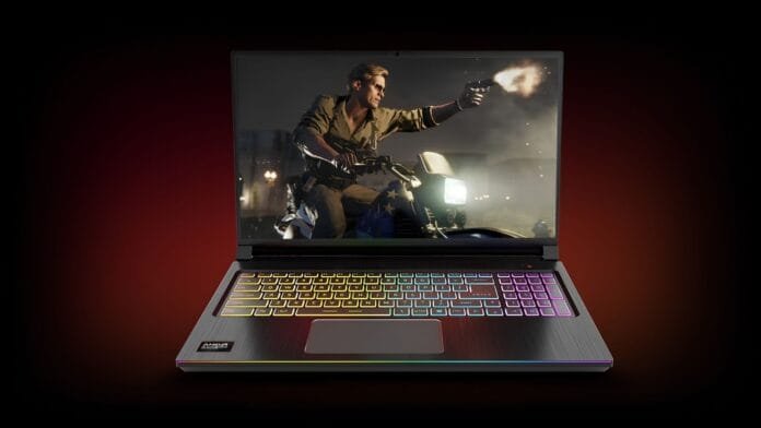 Notebook gaming con teclado RGB y procesador AMD Ryzen AI Serie 400