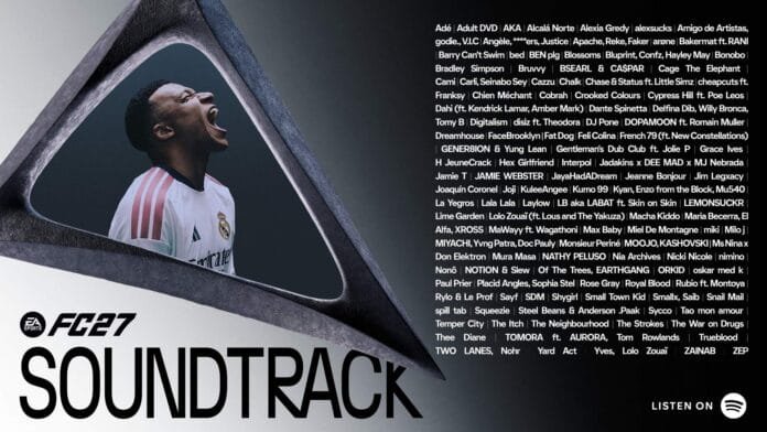 artistas-latinoamericanos-soundtrack-fc-27 Artistas latinoamericanos en la banda sonora de EA SPORTS FC 27