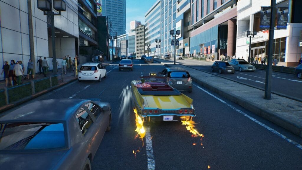 Crazy Taxi: World Tour: todos los mapas confirmados hasta ahora, fecha de lanzamiento y plataformas oficiales 1 Gameplay del mapa de Japón en Crazy Taxi World Tour