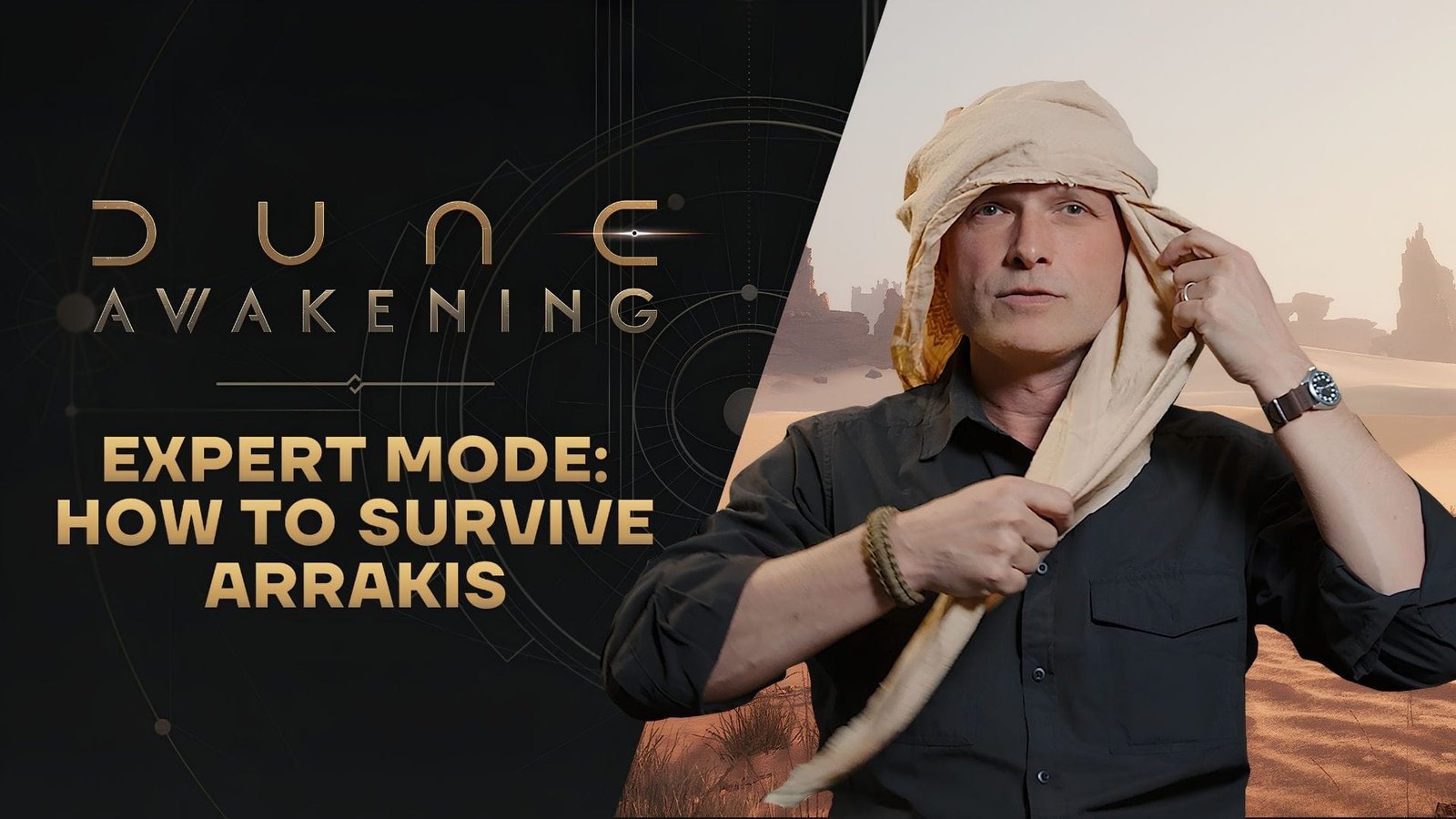 dune-awakening-john-hudson-supervivencia-arrakis John Hudson, instructor de supervivencia del Ejército británico, analiza el desierto de Dune: Awakening