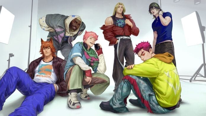 heartsteel-live-my-life-2026 Los seis integrantes de HEARTSTEEL, grupo virtual de League of Legends, en el arte oficial de Live My Life