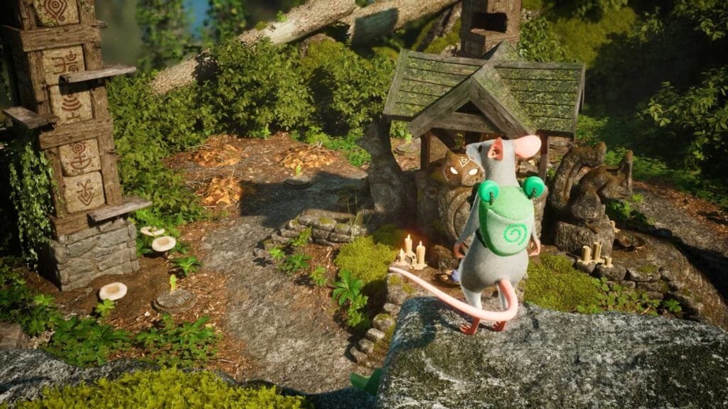 Qué es Hela: of Mice & Magic, el juego de los creadores de Unravel: fecha de lanzamiento, plataformas y edición física 1 Hela of Mice and Magic gameplay mochila mágica exploración