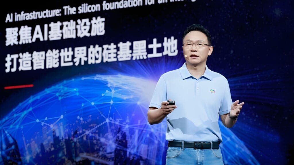 David Wang, presidente rotatorio de Huawei, en HUAWEI CONNECT 2026 sobre infraestructura de IA