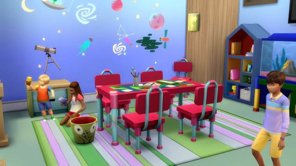 Objetos Construir Comprar para niñez en Los Sims 4