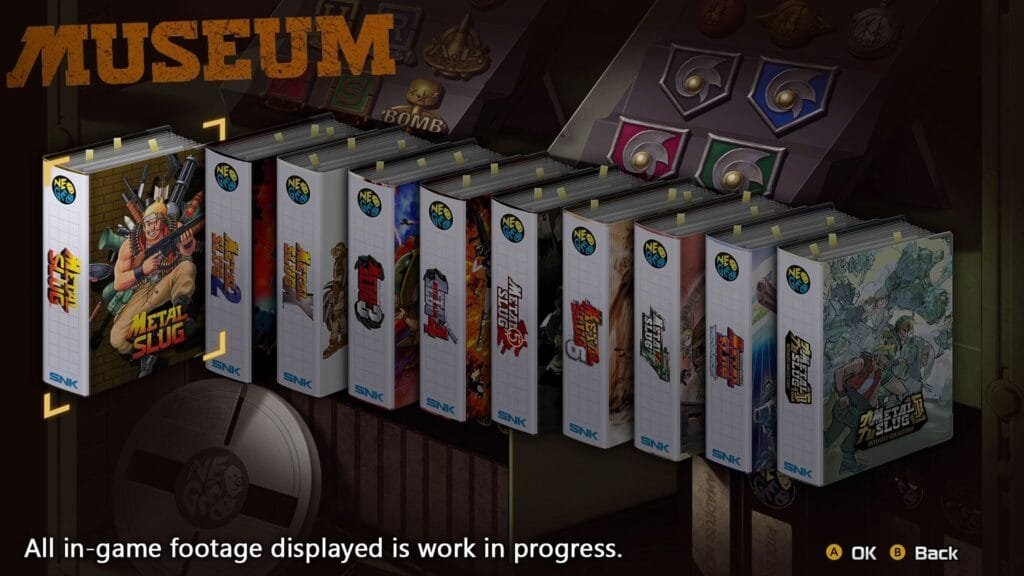 Metal Slug Ultimate Collection reúne los 10 juegos clásicos de la saga. Llega en 2027 y esto es lo que hay que saber por ahora 1 Modo Museo de Metal Slug Ultimate Collection con las 10 carátulas