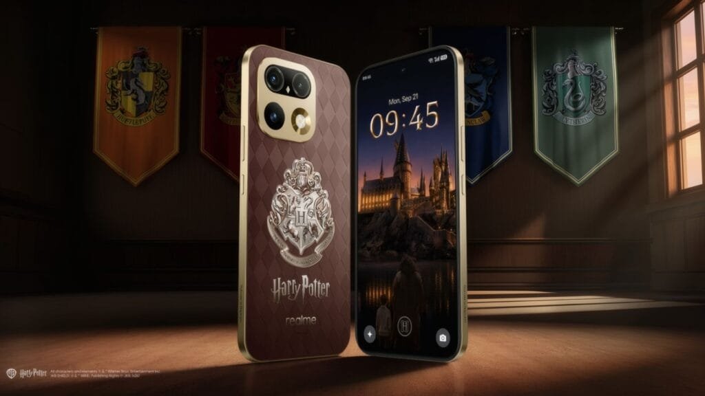 realme 16 Pro Harry Potter Edition llega a Colombia con precio oficial, ¿dónde comprarlo?. Hay un detalle que lo vuelve casi imposible de conseguir 2 Diseño y pantalla del realme 16 Pro Harry Potter Edition con tecnología Quadra Light-Sensing