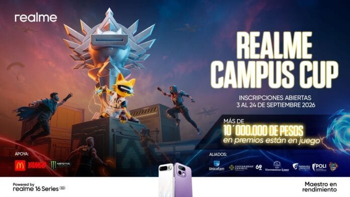Inscripción a la realme Campus Cup 2026 en Colombia: requisitos y fecha límite