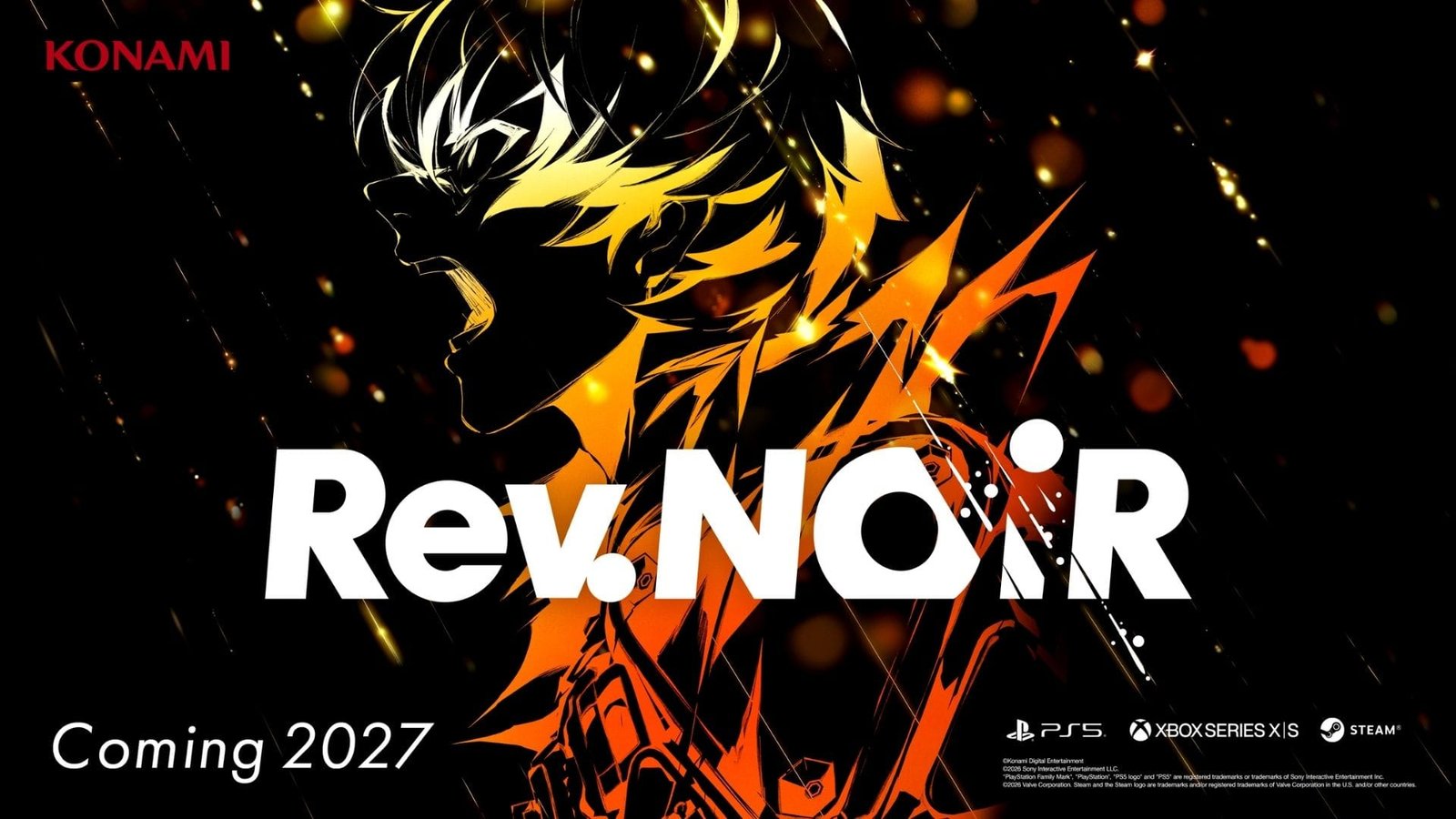 Arte oficial de Rev. NOiR, nuevo RPG de Konami confirmado para 2027
