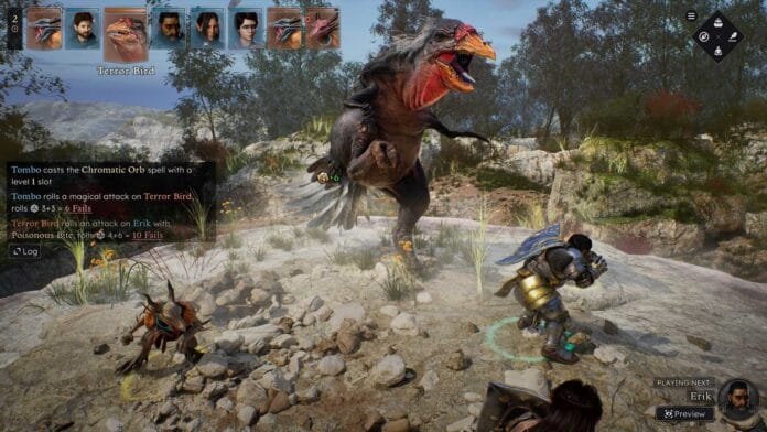 Combate táctico por turnos en Solasta II antes de la actualización de multijugador