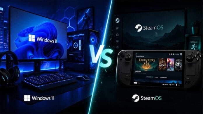 SteamOS vs Windows 11 comparación para elegir sistema operativo gaming