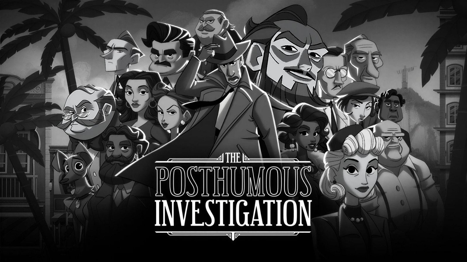 the-posthumous-investigation-key-art-personajes Elenco de personajes de The Posthumous Investigation, juego de detectives inspirado en Machado de Assis
