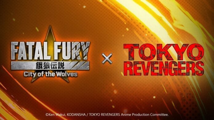 tokyo-revengers-fatal-fury-city-of-the-wolves-crossover Logo del crossover entre Tokyo Revengers y Fatal Fury City of the Wolves