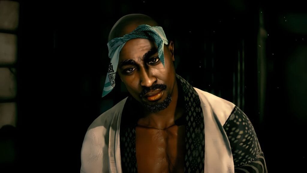 Stranger Than Heaven revela a todo su elenco: así es la locura de Tupac, Snoop Dogg y Bunta Sugawara en el nuevo juego de RGG Studio 15 Tupac Shakur en Stranger Than Heaven como el personaje Amaru