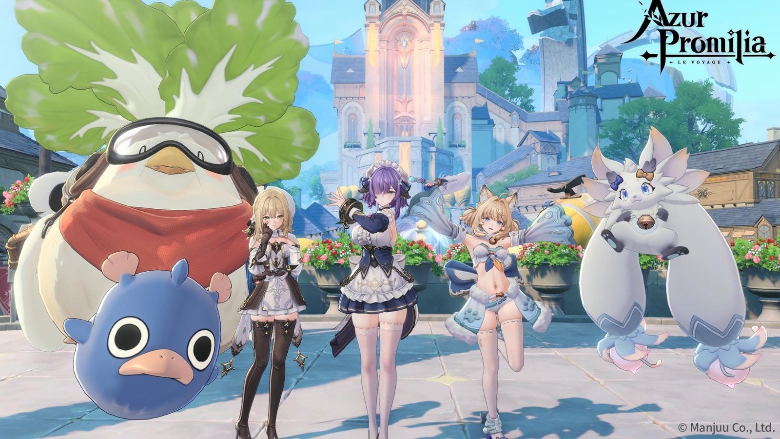 Azur Promilia beta en inglés 2027: personajes y Kibo del RPG de Manjuu