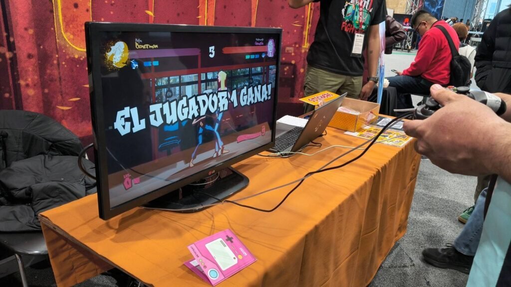 ¿Qué es Bogofighters? El juego de peleas colombiano ambientado en un TransMilenio que apunta a Steam y se mostró en SOFA 2026 3 Demo de Bogofighters para jugar en el BETA TEST FEST de SOFA 2026 en Corferias, Bogotá