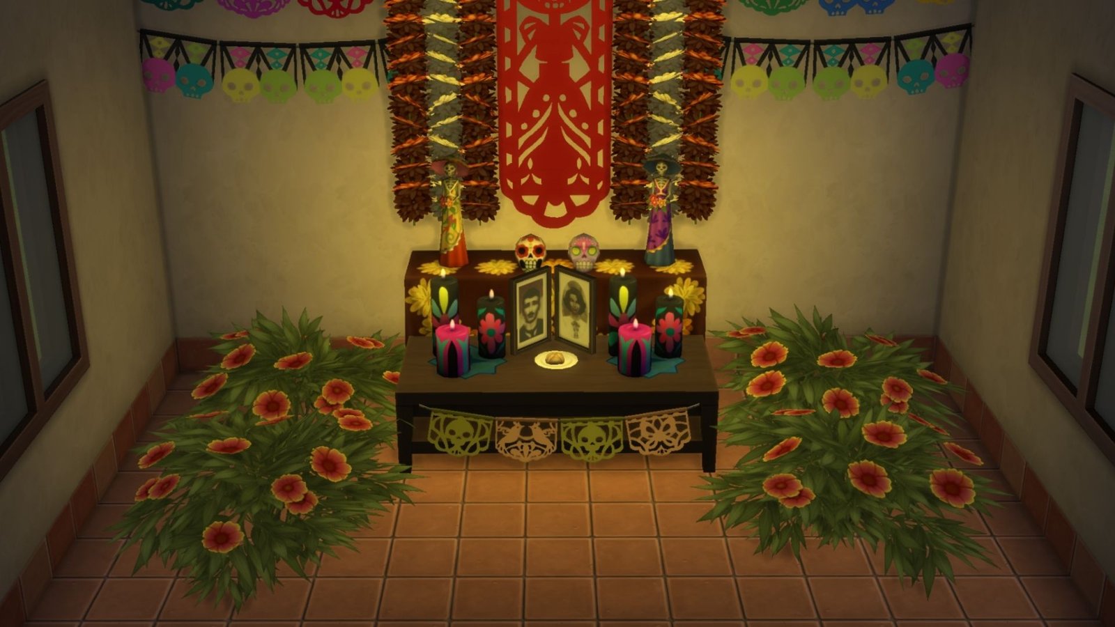 como-hacer-ofrenda-dia-de-muertos-sims-4 Cómo hacer una ofrenda de Día de Muertos en Los Sims 4 con altar gratis