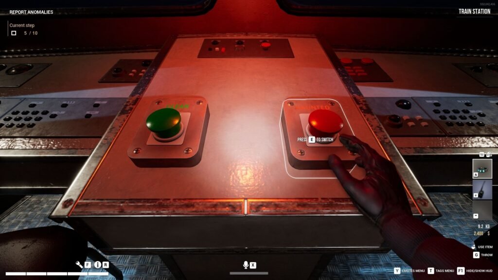 Dark Hours: Anomalies, qué es, cómo se juega y cómo acceder gratis el 22 de octubre si ya tienes Dark Hours 1 Cómo se juega Dark Hours: Anomalies, con los botones Despejado y Embrujado en la estación de tren