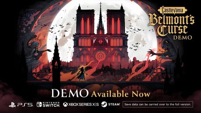 descargar-demo-castlevania-belmonts-curse Descargar demo gratis de Castlevania: Belmont's Curse en PS5, Xbox, Switch y Steam