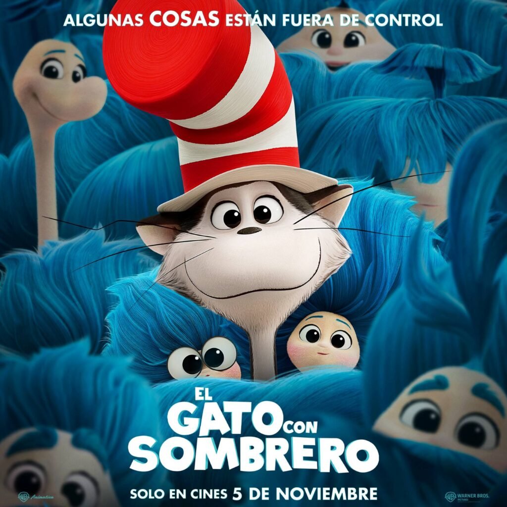 El Gato con Sombrero en Colombia: preestreno desde el 31 de octubre, estreno el 5 de noviembre, cines, formatos y versión doblada 2 El Gato con Sombrero en cines de Colombia: estreno oficial el 5 de noviembre