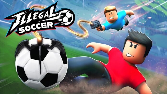 Cómo jugar Illegal Soccer en Roblox: fútbol sin árbitro con gancho de agarre y mochila propulsora