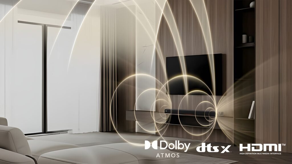 LG Sound Suite H7 con Dolby Atmos y DTS:X para armar un cine en casa con sonido envolvente”. Query objetivo: “LG Sound Suite DTS:X Dolby Atmos