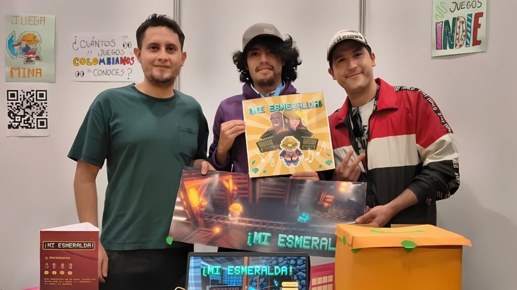 ¿Qué es Mi Esmeralda? El juego colombiano de minería donde un papá busca la bicicleta de su hija y que se juega en SOFA 2026 1 Mi Esmeralda, juego colombiano de minería, en el BETA TEST FEST de SOFA 2026 en Corferias, Bogotá