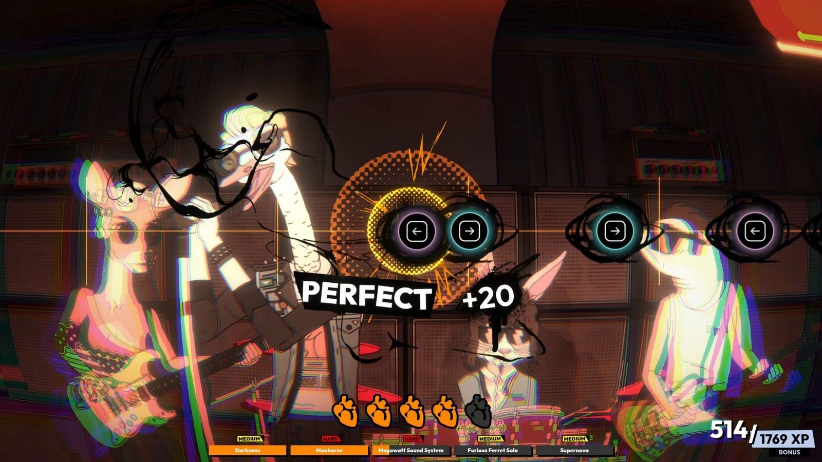 Demo gratis de ROCKBEASTS en Steam, el RPG de gestión de una banda grunge